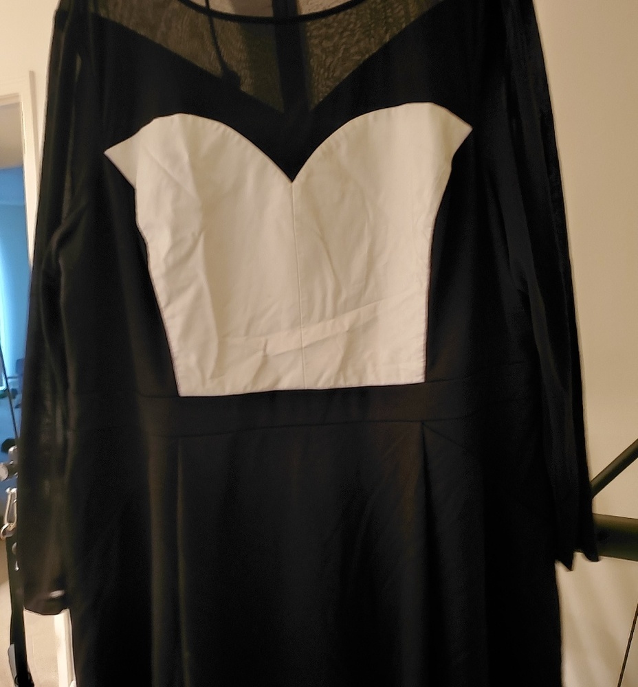 ASOS Curve plus size black dress